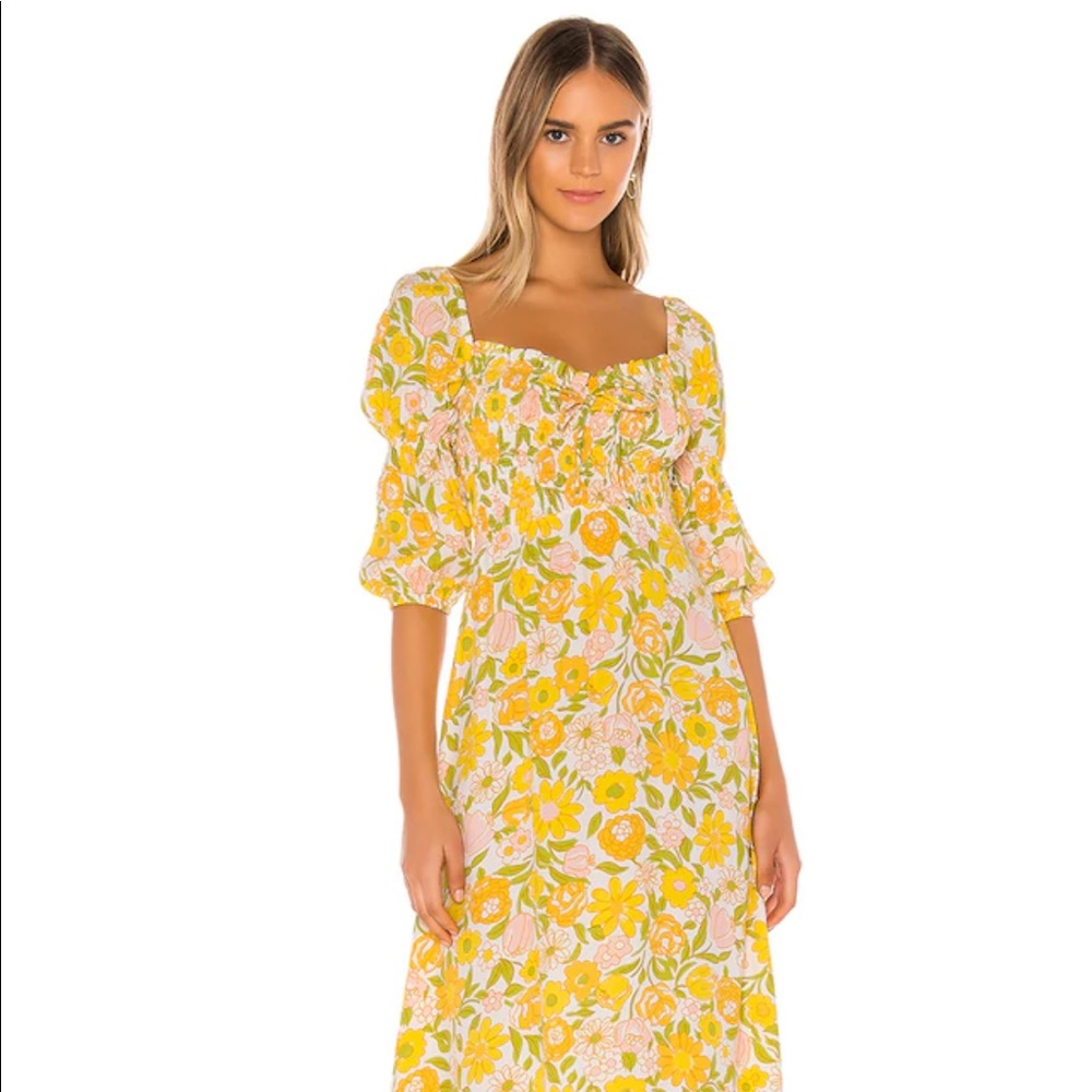 Nora Midi Dress in Jolene Floral